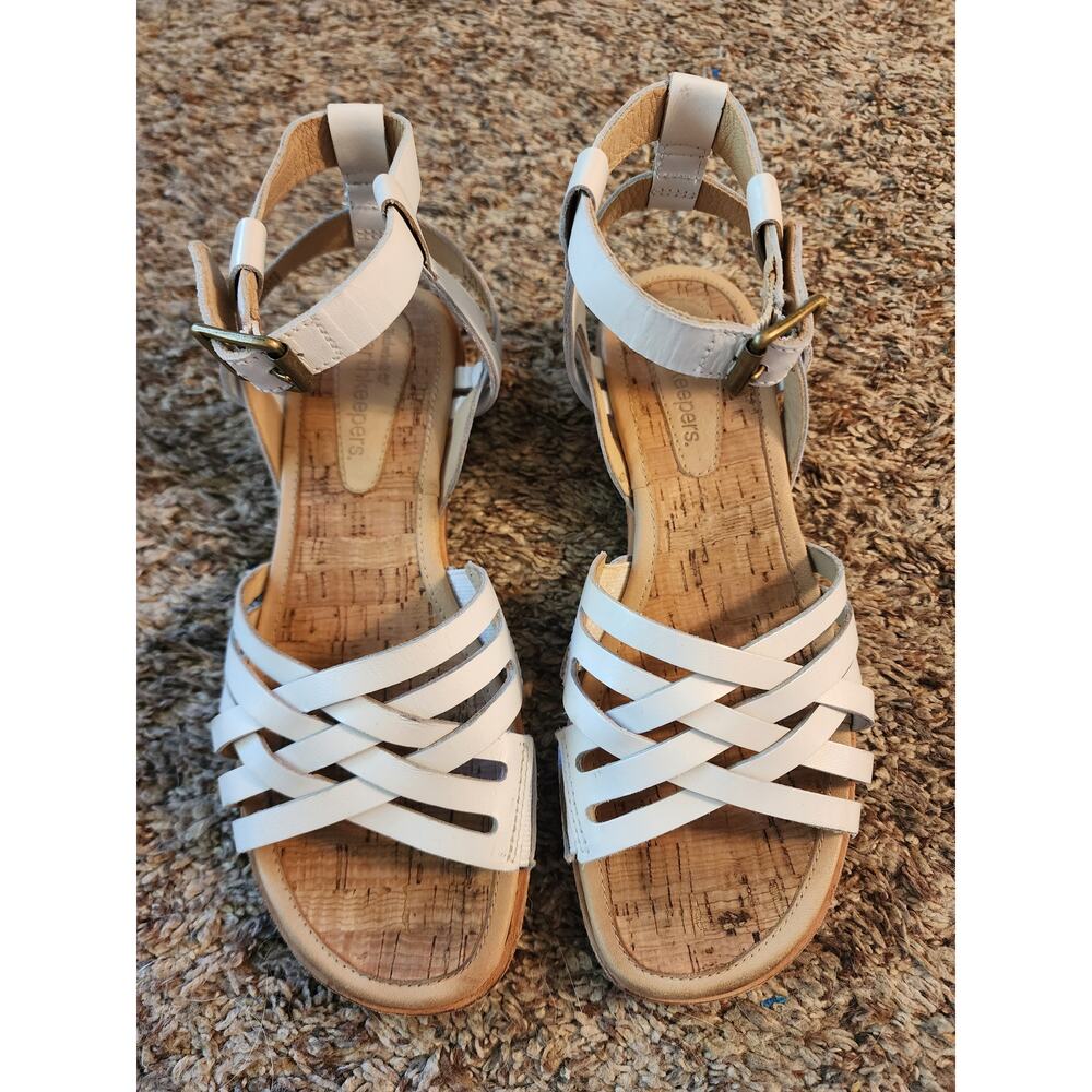 Timberland‎ Earthkeepers White Leather Huarache Sandals 5.5
